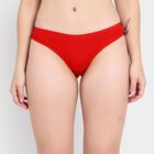 Ladies' Cotton Panty, Red, small